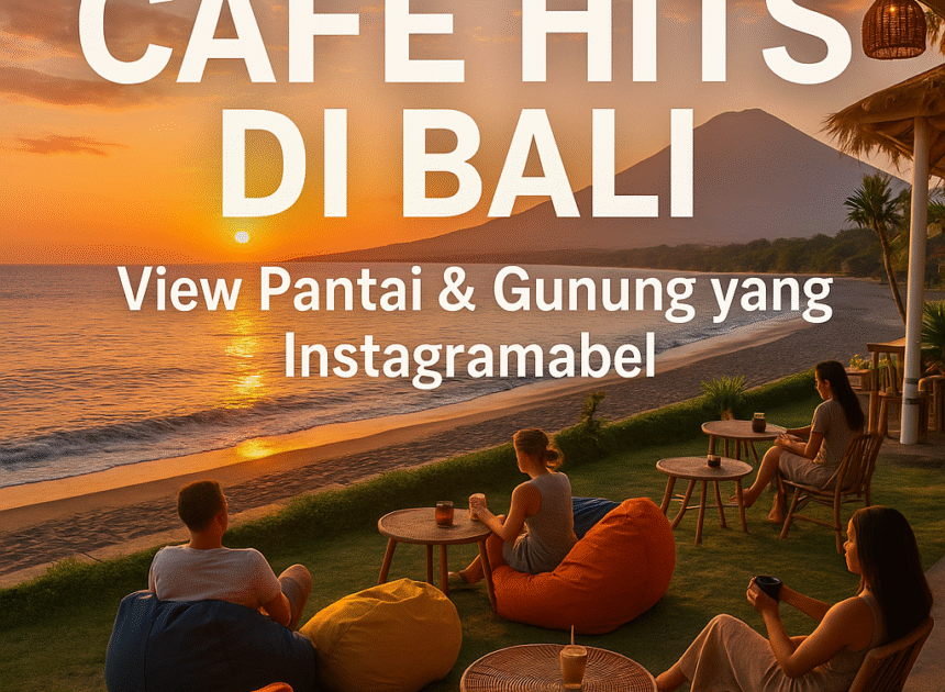 Café Hits di Bali dengan View Pantai & Gunung yang Bikin Betah