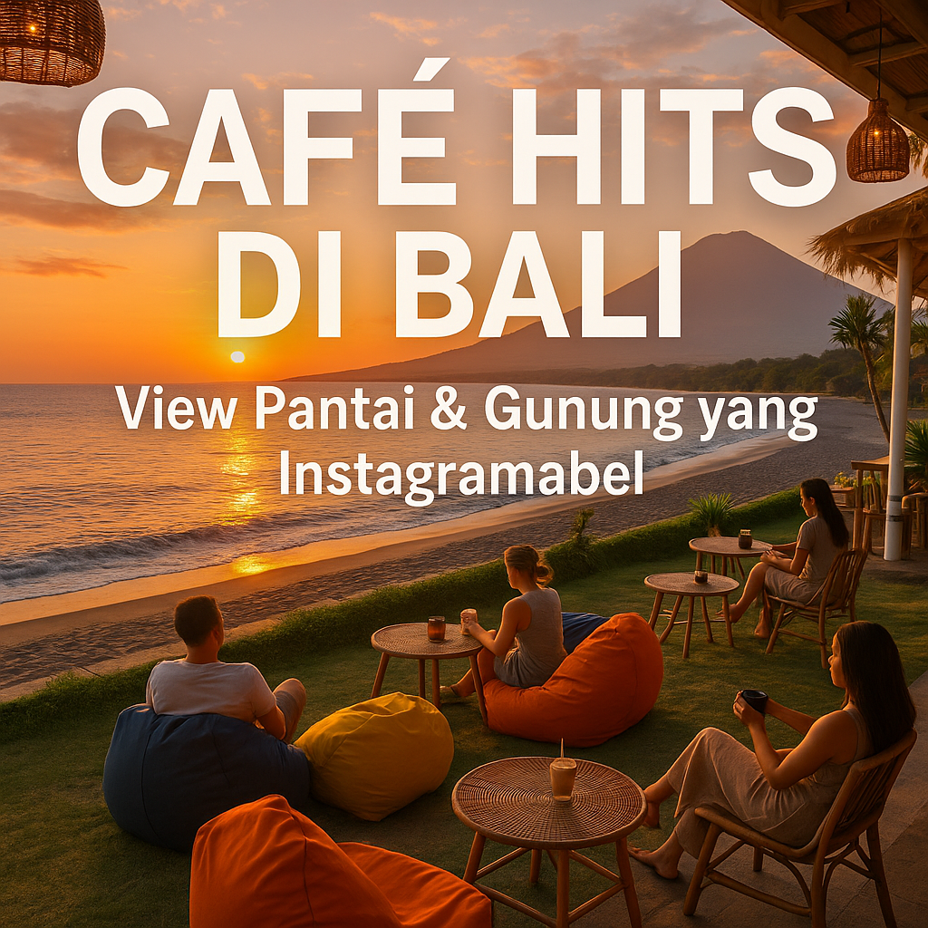 Café Hits di Bali dengan View Pantai & Gunung yang Bikin Betah