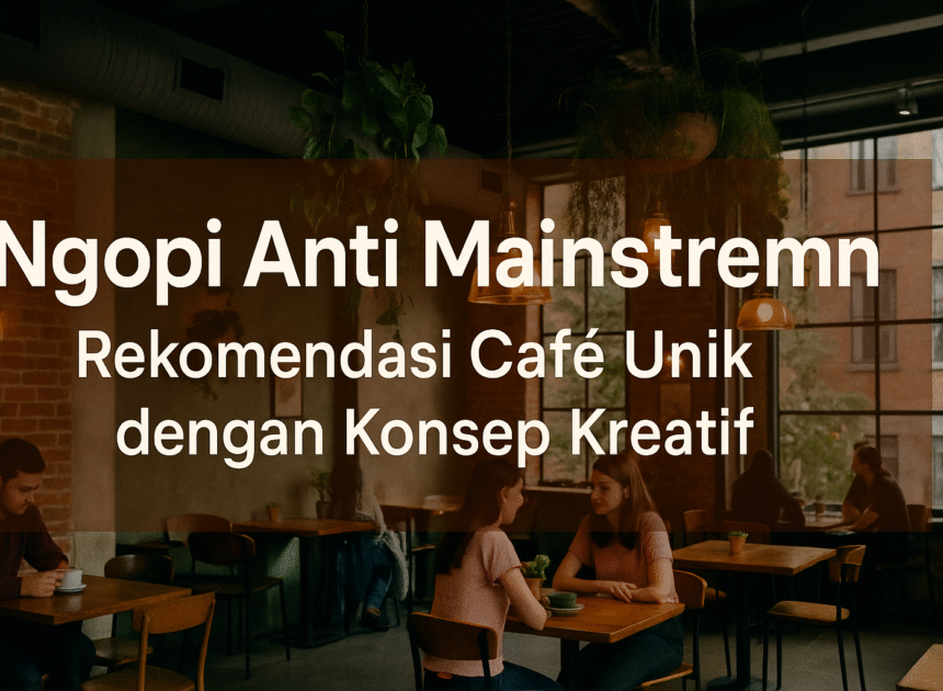 Ngopi Anti Mainstream: Rekomendasi Café Unik dengan Konsep Kreatif