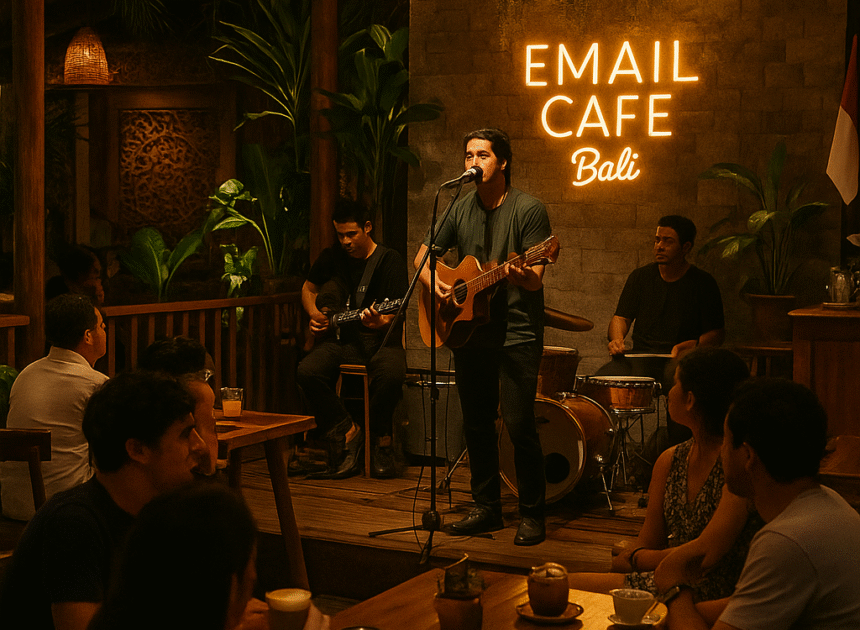 Menikmati Kopi dan Live Music di Email Cafe Bali