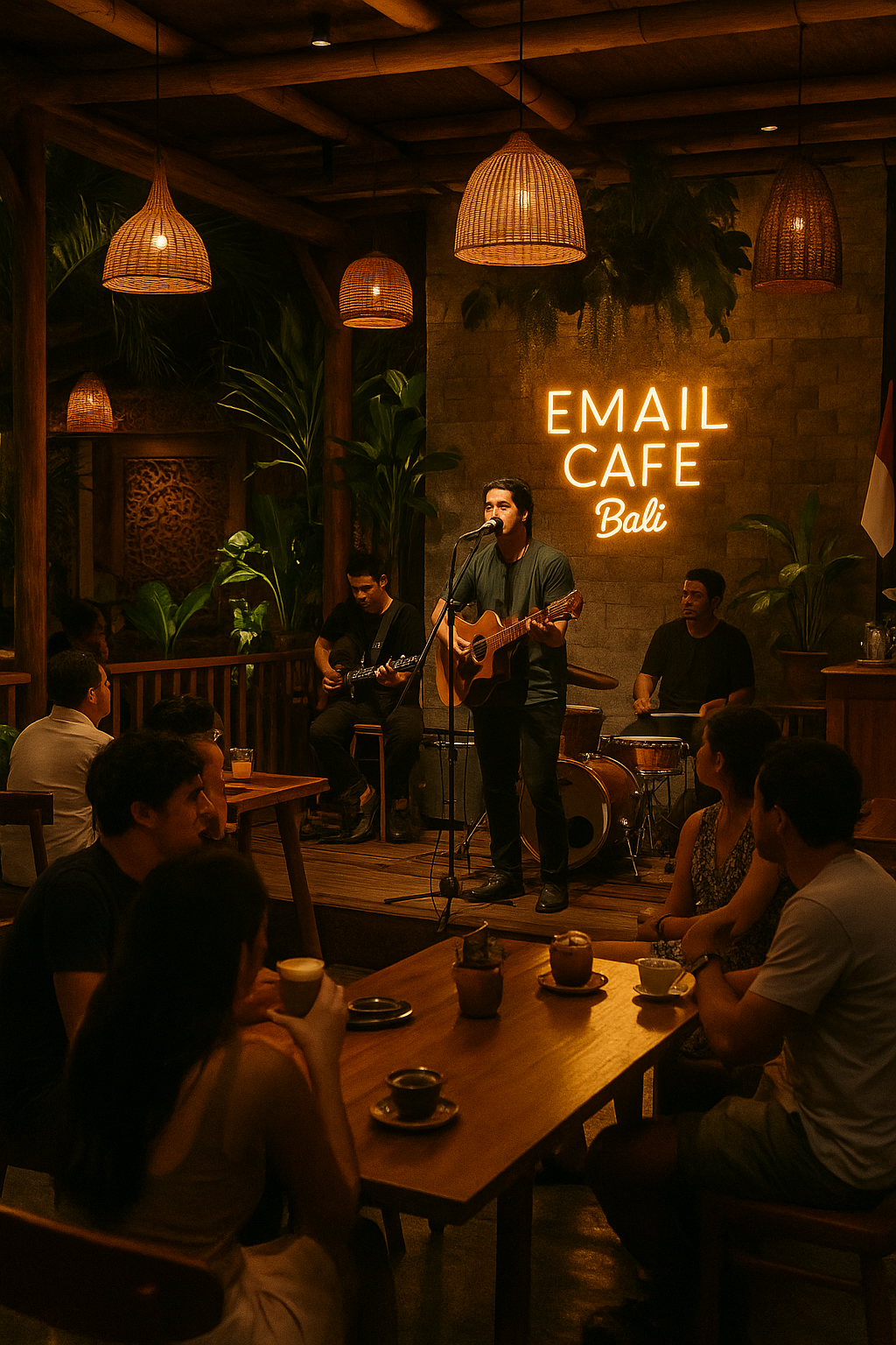 Menikmati Kopi dan Live Music di Email Cafe Bali