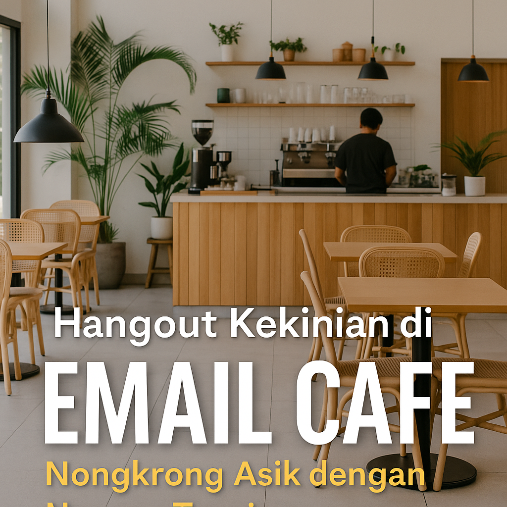 Hangout Kekinian di Email Cafe – Nongkrong Asik dengan Nuansa Tropis