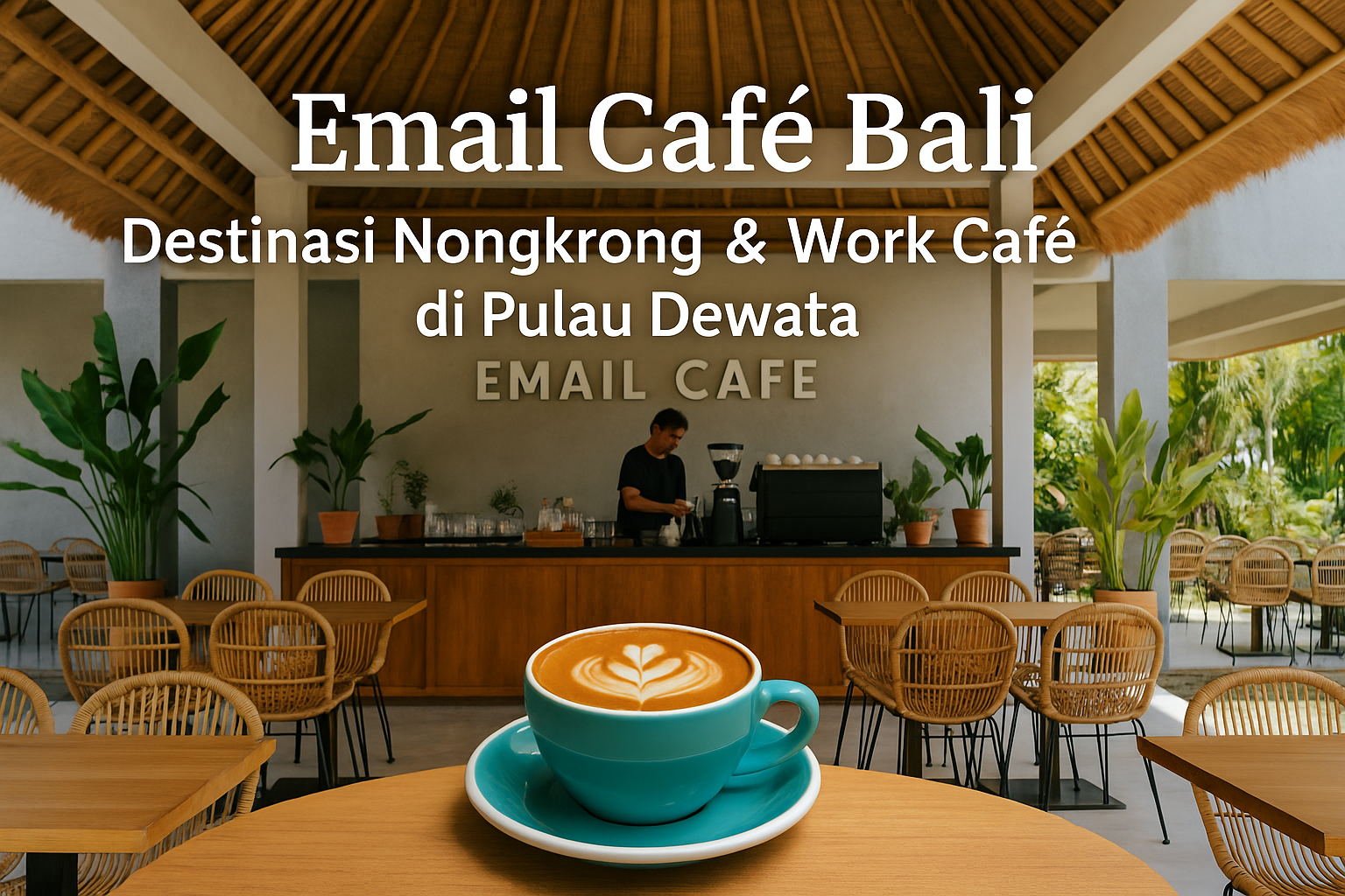 Email Cafe Bali – Coffee Shop Modern dengan Suasana Tropis